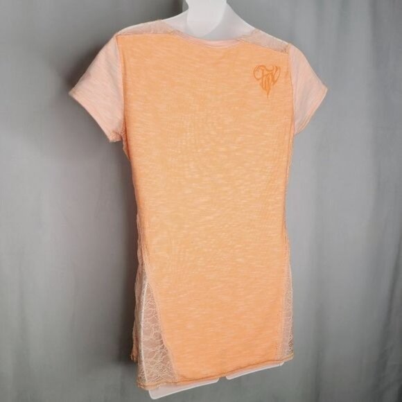 Fox Coral with Lace Embellishments T-shirt - Picture 5 of 7